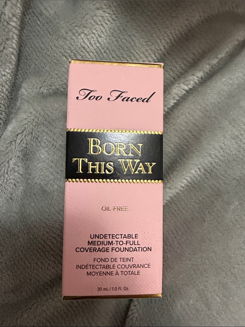 Too Faced Pink & Black Born This Way Foundation Box Shade Ivory *BRAND NEW*